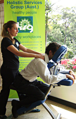 seated massage melbourne sydney brisbane