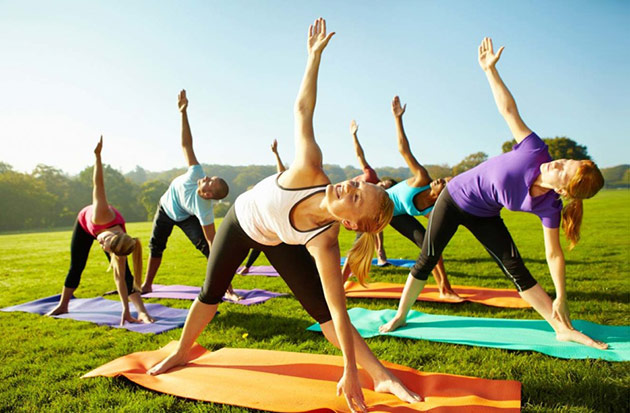 corporate yoga classes online webinars Sydney Melbourne