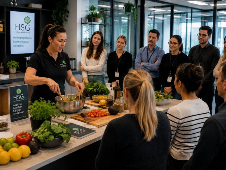 Healthy cooking demonstration