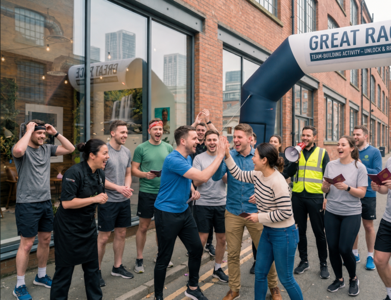 Team building great race activity