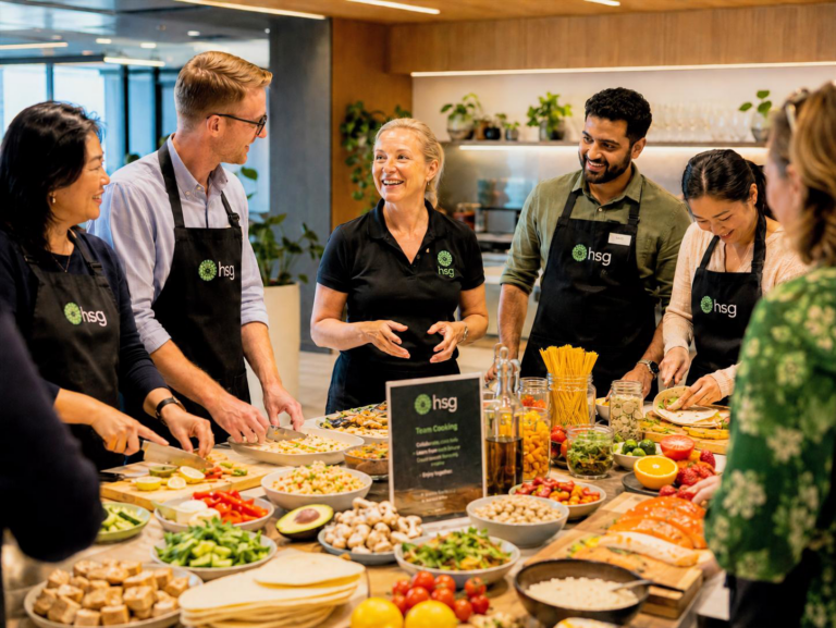 Team cooking session