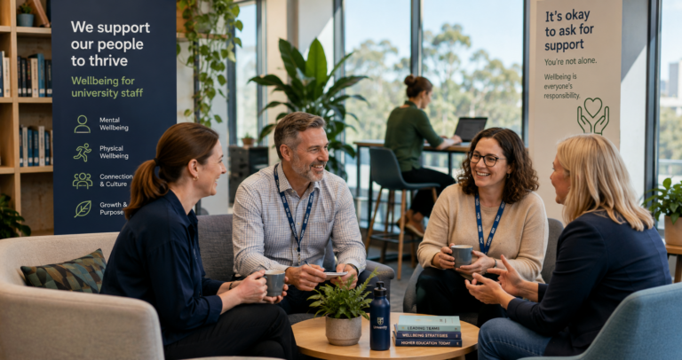 University staff wellbeing program and engagement