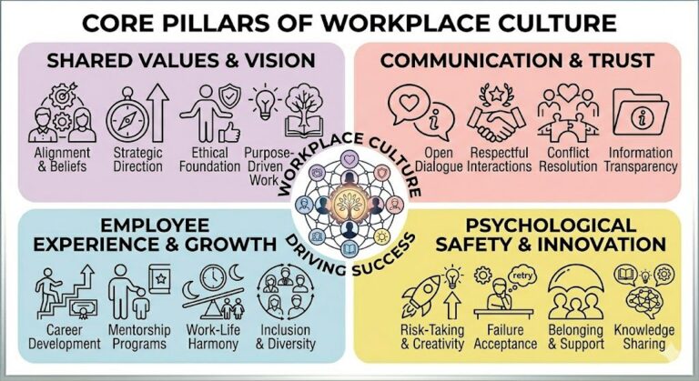 Team building a healthy organisational culture