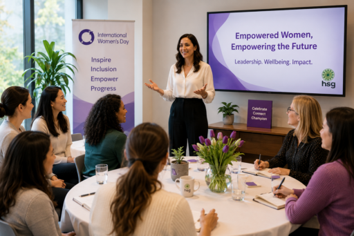 women's leadership session or wellbeing workshop