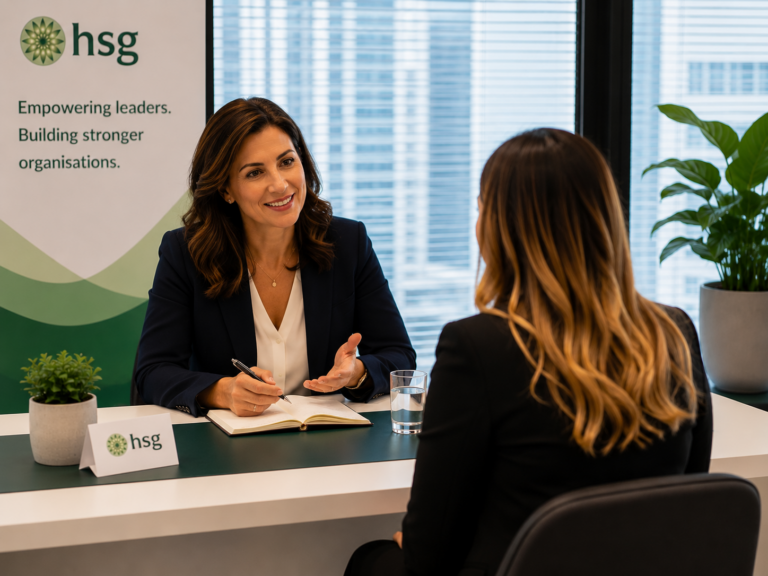 Business workplace executive one-on-one coaching session