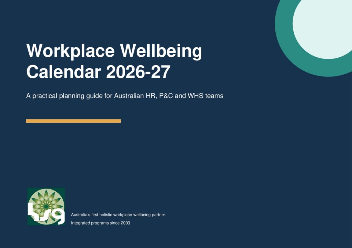 HSG Workplace Wellbeing Calendar 2026–2027